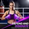 Flexzion Purple Durable Padded Boxing Gloves - Women's 10 oz Training Gloves for Heavy Bag & Kick Boxing/Muay Thai/MMA view 3