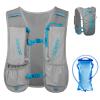 TRIWONDER Running Hydration Vest Hiking Backpack Water Pack Runner Daypack for Outdoor Cycling Festival Raves Marathon (Grey - with 1.5L Water Bladder) view 1