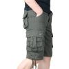 Maiyifu-GJ Mens Outdoor Casual Cargo Shorts Lightweight Multi Pocket Short Pants Relaxed Fit Summer Hiking Military Short (ArmyGreen,40) view 1