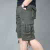 Maiyifu-GJ Mens Outdoor Casual Cargo Shorts Lightweight Multi Pocket Short Pants Relaxed Fit Summer Hiking Military Short (ArmyGreen,40) view 2