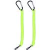 8M0092850 Boat Kill Switch Lanyard Replacement for Mercruiser Marine Boat Emergency Stop Switch Safety Lanyard Cord 49 Inch/125 Long -Replace 15920T54 15920A54 (Aluminum Alloy Clip Green 2Pcs) view 1