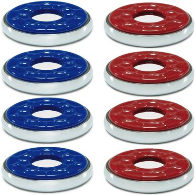 YDDS Indoor Shuffleboard Pucks - Set of 8 - Home Games Dia 2-1/8 53mm