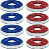 YDDS Indoor Shuffleboard Pucks - Set of 8 - Home Games Dia 2-1/8 53mm view 1