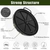 Foxtune 360-Degree Swivel Bucket Seat, 5 Gallon Bucket Lid, Spin Bucket Seat Cushion, Silent, Comfortable, Water-Resistant, for Fishing, Gardening, Hunting and Camping view 2
