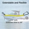8M0092850 Boat Kill Switch Lanyard Replacement for Mercruiser Marine Boat Emergency Stop Switch Safety Lanyard Cord 49 Inch/125 Long -Replace 15920T54 15920A54 (Aluminum Alloy Clip Yellow 2Pcs) view 4
