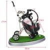 Seadream Golf Gift Set,Golf Pen Holder Set with Lawn Base and 3 Pens (Silver+Black) view 2