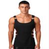 Hansber Men's Hollow Out Side Tank Top Compression Athletic Muscle T-Shirt Ribbed Rave Vest Clubwear Type A Small view 2