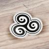 BDSM Triskelion Spiral Car Bumper Vinyl Sticker Decal view 4
