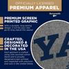 Ivysport Yale University Bulldogs Long Sleeve Adult Unisex T-Shirt, Heritage, Charcoal Grey, Small view 4