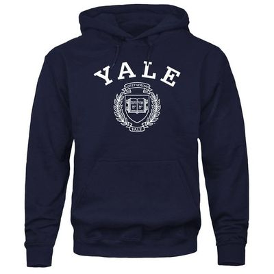Barnesmith Yale University Bulldogs Hooded Sweatshirt, Heritage, Navy, XX-Large