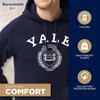 Barnesmith Yale University Bulldogs Hooded Sweatshirt, Heritage, Navy, XX-Large view 3