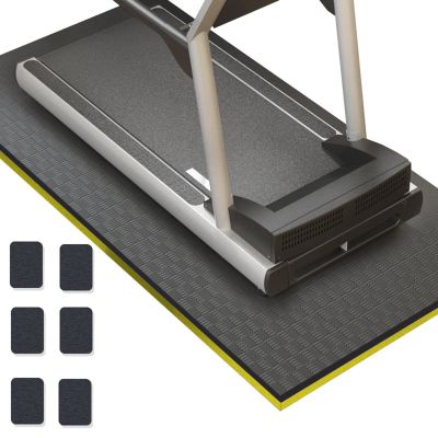 V3VOGUE Treadmill Mat for Healt & Fitness, Heavy Duty EVA Floor Protection Mats, Noise Reduction, Shock Resistan, Non-Slip, Anto Fatigue Floor Mat Durable Exercise Equipment Mat