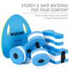 NEAGLORY 5 Pieces Water Aerobics Set Aquatic Exercise Set Pool Fitness Equipment with Foam Dumbbell, Swim Kickboard, Pull Buoy, Aquatic Swim Belt for Water Workout, Blue view 3