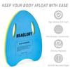 NEAGLORY 5 Pieces Water Aerobics Set Aquatic Exercise Set Pool Fitness Equipment with Foam Dumbbell, Swim Kickboard, Pull Buoy, Aquatic Swim Belt for Water Workout, Blue view 4