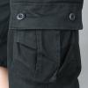 Maiyifu-GJ Mens Outdoor Casual Cargo Shorts Lightweight Multi Pocket Short Pants Relaxed Fit Summer Hiking Military Short (Black,30) view 3