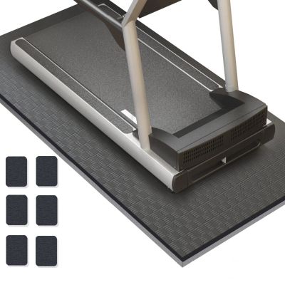 V3VOGUE Treadmill Mat for Healt & Fitness, Heavy Duty EVA Floor Protection Mats, Noise Reduction, Shock Resistan, Non-Slip, Anto Fatigue Floor Mat Durable Exercise Equipment Mat