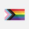 Progress Pride Flag Car Bumper Vinyl Sticker Decal view 1