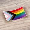 Progress Pride Flag Car Bumper Vinyl Sticker Decal view 4