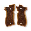 Zib Grips for Beretta F81 / F84, Real Wood Grips  Fits 81F, 81FS, 81BB, 84F, 84FS, 84 Cheetah  Durable, Comfortable, Easy Install view 1
