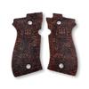 Zib Grips for Beretta F81 / F84, Real Wood Grips  Fits 81F, 81FS, 81BB, 84F, 84FS, 84 Cheetah  Durable, Comfortable, Easy Install view 1