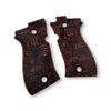Zib Grips for Beretta F81 / F84, Real Wood Grips  Fits 81F, 81FS, 81BB, 84F, 84FS, 84 Cheetah  Durable, Comfortable, Easy Install view 4