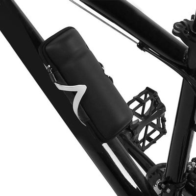 HERCHR Bicycle Bike Storage Bag, Mountain and Road Bikes Repair Tool Case for Bicycle Water Bottle Cage, Under Top Tube Waterproof Cycling Storage Pouch Hard Shell Zip Frame Bag