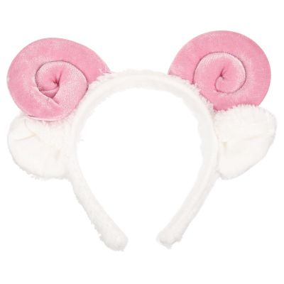 NOLITOY Animal Headbands Sheep Horn And Ears Headband, Women Girls Halloween Hair Hoop Animal Costume Accessories for Halloween Cosplay, Party Favors