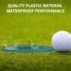 3pcs Golf Hole Cover: Golf Cup Cover - Golf Practice Training Aids Hole Covers for Backyard, Golf Course, School, Garden, Outdoor Activities, Green view 2