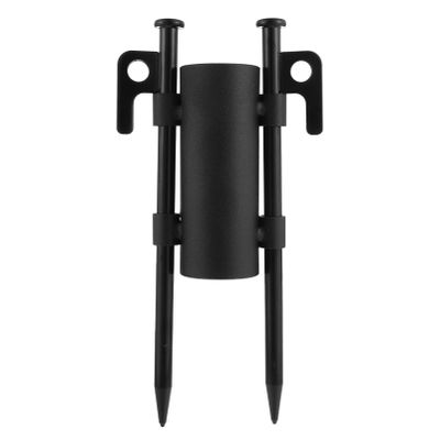 BESPORTBLE 1set Camping Tent Rod Holder Reinforced Awning Support Bracket for Tents and Umbrellas Lightweight Fixing Tube Ground Stakes for Outdoor Activities