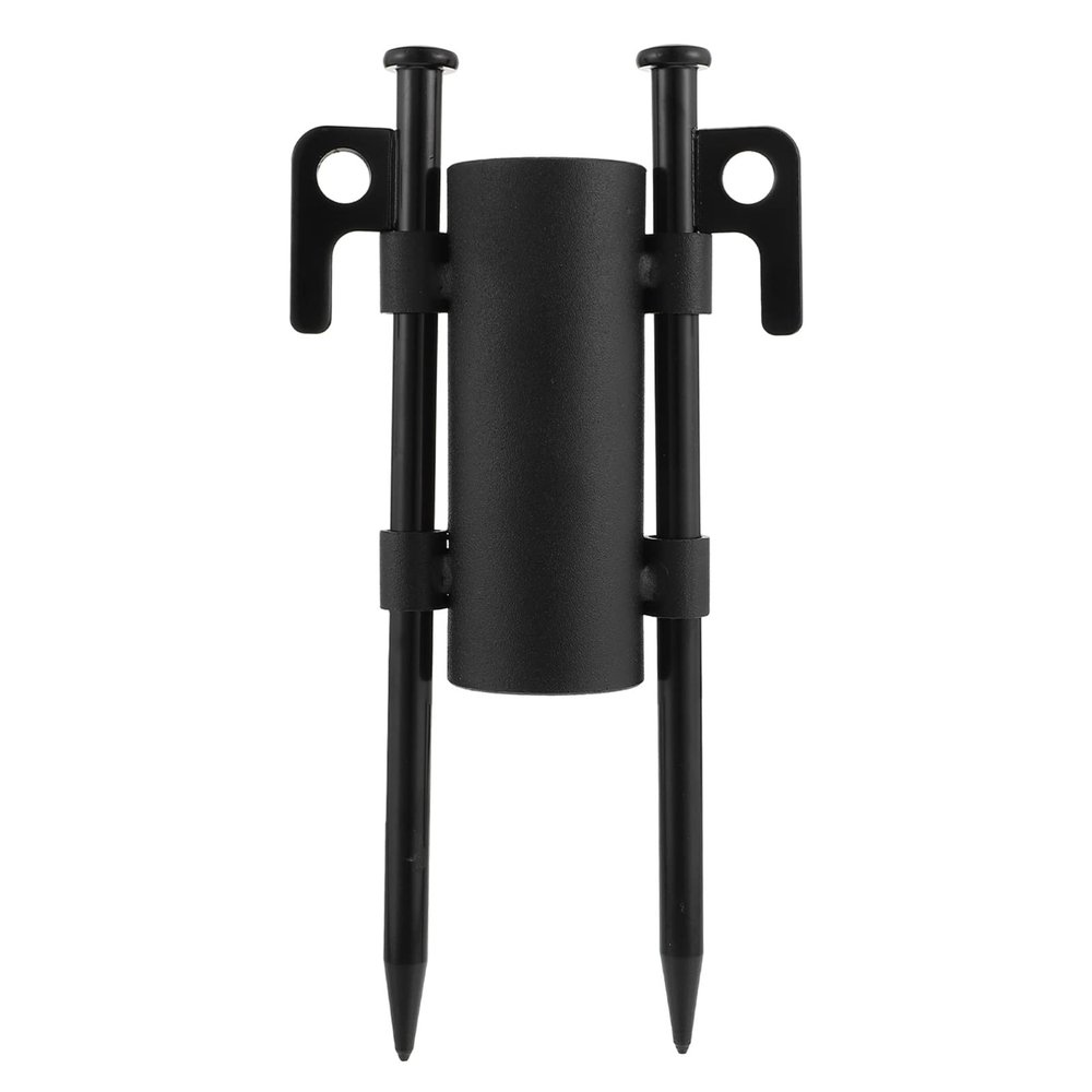BESPORTBLE 1set Camping Tent Rod Holder Reinforced Awning Support Bracket for Tents and Umbrellas Lightweight Fixing Tube Ground Stakes for Outdoor Activities