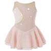 Agoky Big Girls' Kids Sparkly Ice Figure Skating Roller Skating Dress Gymnastic Tutu Skirted Leotard Costume Pink 15-16 view 1
