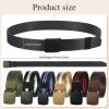 JaGely 15 Pack Nylon Hunting Belt Webbing Canvas Military Belt Tactical Men Waist Belt Web Belt with Plastic Buckle for Christmas Men Gifts Outdoor view 2