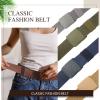 JaGely 15 Pack Nylon Hunting Belt Webbing Canvas Military Belt Tactical Men Waist Belt Web Belt with Plastic Buckle for Christmas Men Gifts Outdoor view 4