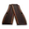 ZibGrips Classical Series Browning Hi Power Wood Grips, Browning Hi-Power Wood Grip, HP 14 Grips, Browning hi Power Cachas - Empuadura, Pistol Grip, Veteran Gift (Classic Chestnut) view 4