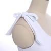 Family Matching Swimwear Ruffle Swimsuit Striped Bikini Set for Mommy and Me Casual Family Swimsuits Floral Beachwear Set Summer Bathing Suit White Small view 4