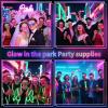 108 PCs LED Glasses,Light Up Glasses,Glow Glasses Glow In The Dark Party Supplies Suitable For Kids/Adults, 3 Light up Modes, 5 Neon Colors Rave Party,Wedding, Birthday, Concert, New Year, Carnival view 2