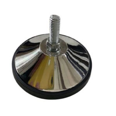 KICK Chrome Leg Levelers for 55" Foosball Table - Set of 4