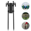 BESPORTBLE 1 Set Umbrella Base Bracket Fishing Umbrella Fixator Camping Tent Fixator Canopy Ground Support Tent Fixed Tube Tent Fixing Kit Tent Rod Holder Awning Pole Stand Rod Holders view 3