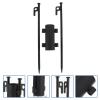 BESPORTBLE 1 Set Umbrella Base Bracket Fishing Umbrella Fixator Camping Tent Fixator Canopy Ground Support Tent Fixed Tube Tent Fixing Kit Tent Rod Holder Awning Pole Stand Rod Holders view 4