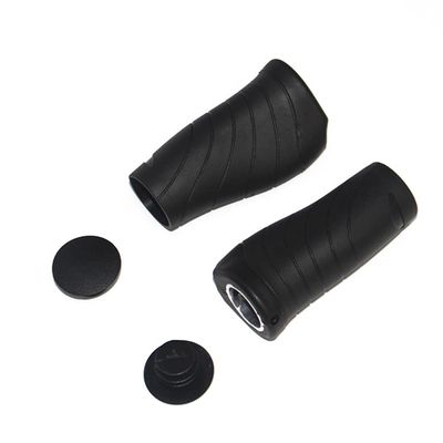 1 Pair TPR Rubber Bicycle Grips Mountain Bike Gear Shift Grips Cover for MTB,Road Bike (90mmx22.2mm)