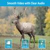 GardePro E5S Trail Camera (Non-Cellular, Non-WiFi), 64MP Photo & 1296P HD Video, 0.1s Trigger, 100ft No-Glow Night Vision, Motion Activated Wildlife Camera view 4