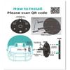 Mini Football Helmet Wall Mount Display Floating Hover for (Mini Size Helmet) Hidden Brackets 2-Pack view 2