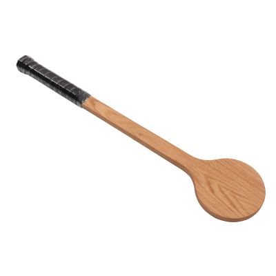 Cryfokt Wooden Tennis Spoon Sticking Practice Tennis Racket Accurately Tennis Pointer Improve with Storage Bag for Sports Swing Practice Training Aid(60cm)