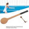 Cryfokt Wooden Tennis Spoon Sticking Practice Tennis Racket Accurately Tennis Pointer Improve with Storage Bag for Sports Swing Practice Training Aid(60cm) view 3