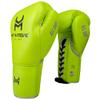 HIT N MOVE All Day Pro Balance Sparring and Bag Boxing Gloves LACE UP, Boxing Gloves Men, Boxing Equipment, Sparring & Bag Gloves for Boxing, Kickboxing, Muay Thai, MMA (Neon Green, 14 OZ) view 1