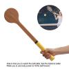 Cryfokt Wooden Tennis Spoon Sticking Practice Tennis Racket Accurately Tennis Pointer Improve with Storage Bag for Sports Swing Practice Training Aid(55cm) view 3