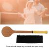 Cryfokt Wooden Tennis Spoon Sticking Practice Tennis Racket Accurately Tennis Pointer Improve with Storage Bag for Sports Swing Practice Training Aid(55cm) view 4