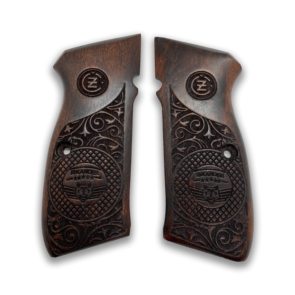 ZIB GRIPS for CZ-75 Grips / CZ85 Grips / 75B CZ 75 / SP-01 75B CZ 75/85 Full Siz Handmade from Walnut Wood