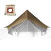 WINTENT Waterproof Top Tarp with Stove Jack for 3M 4M 5M 6M 7M Cotton Canvas Bell Tent Glamping Yurt Tent for Camping view 1