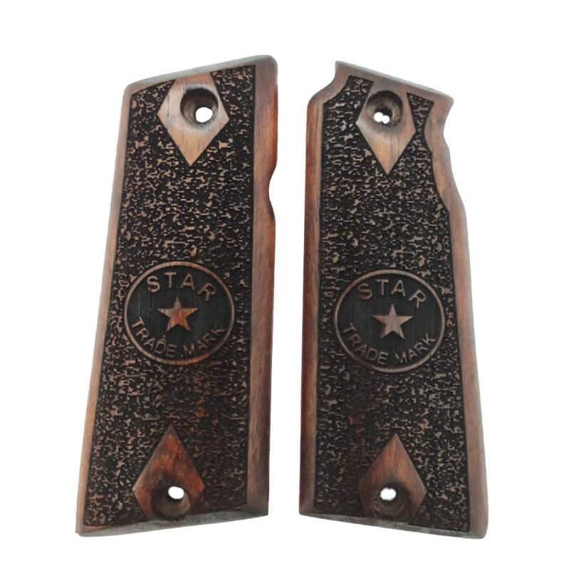 Zib Grips, Wooden Grips Compatible with Compatible with Star Sper B Pistol Grip Handmade from Walnut Wood Ars.05
